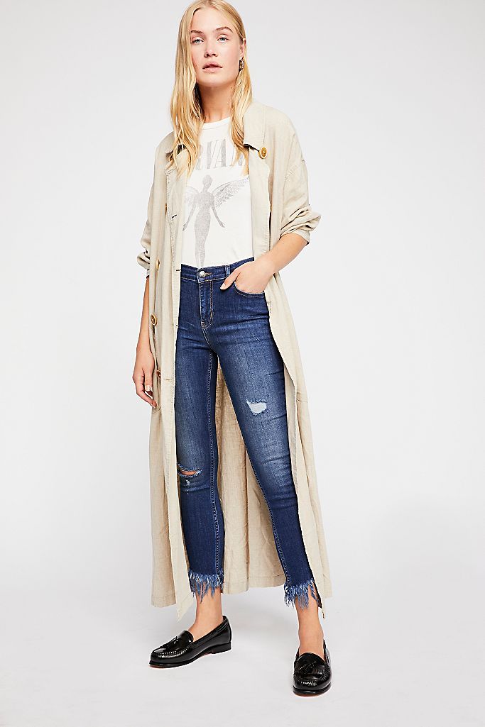 Great Heights Frayed Skinny Jeans | Free People (Global - UK&FR Excluded)