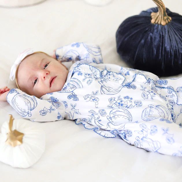 Pumpkin Toile Onesie | Classic Whimsy