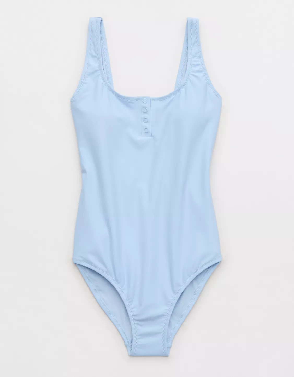 Aerie Henley Full Coverage One Piece Swimsuit | Aerie