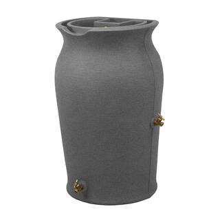 Impressions Amphora 50 Gal. Rain Saver in Dark Granite | The Home Depot
