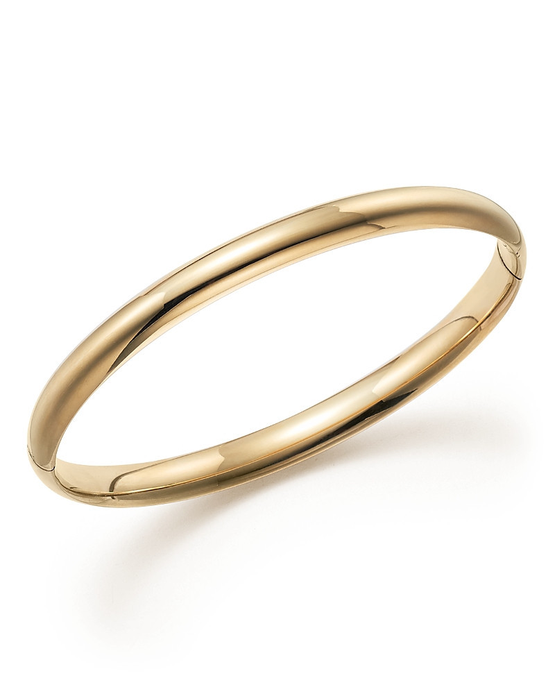 14K Yellow Gold Hinged Bangle | Bloomingdale's (US)