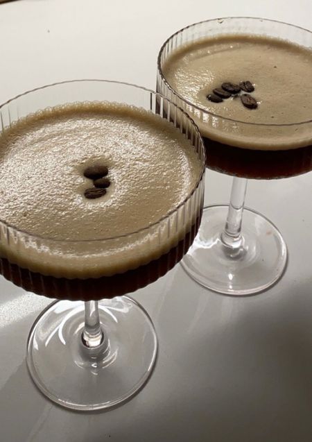 cb2 cocktail glass perfect for an espresso martini #cb2 #home #kitchen #glassware 