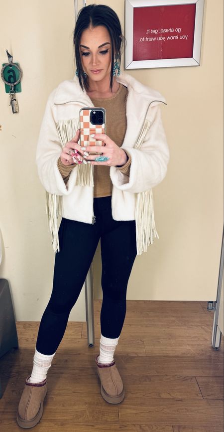 You’ll catch me in this jacket for the rest of winter for sure. I’m head over heels for it! 

Use code “SAVE50” to snag this stunning fringe & fur coat for $50.00! That is a steal for this BuddyLove piece y’all! 

GlitzyBella Boutique find / Fringe and faux fur western cream jackett

#LTKsalealert #LTKSeasonal #LTKfindsunder50