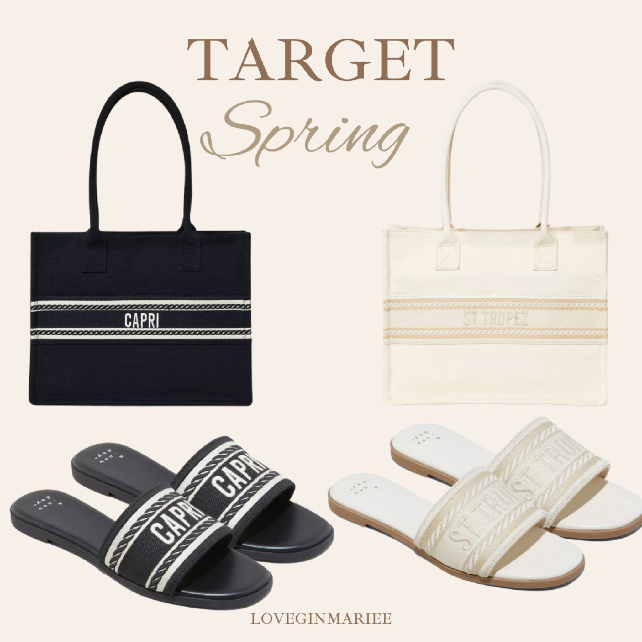 Target tote bags and sandals Spring Edition 

#LTKitbag #LTKfindsunder50 #LTKstyletip
