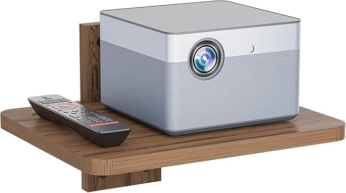 WALI Floating TV Shelves for Wall, Projector Shelf Holds Up to 22lbs, Wooden Wall Mounted Shelves... | Amazon (US)