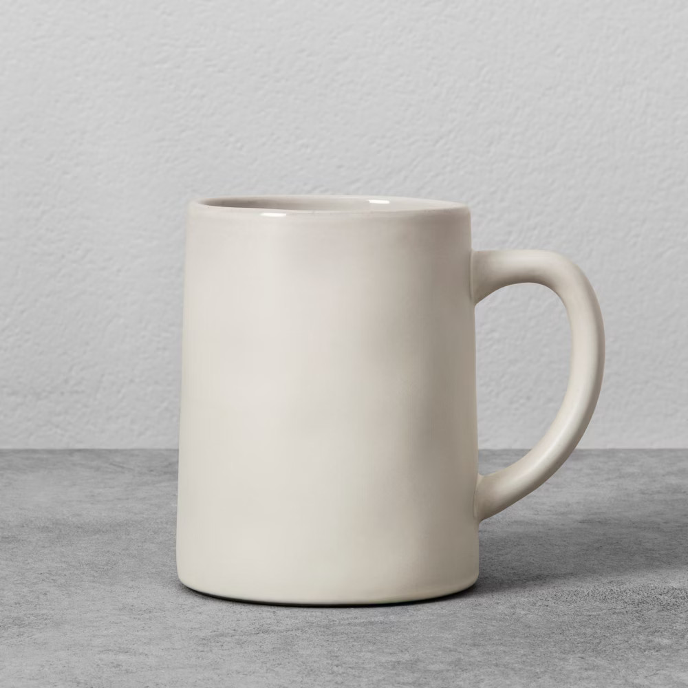 Stoneware Mug 14oz - Cream - Hearth & Hand with Magnolia | Target