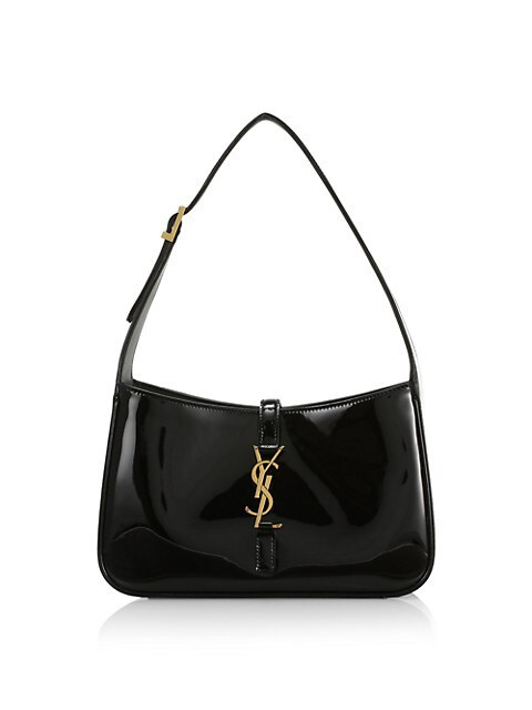 Saint Laurent Le 5 À 7 Patent Leather Hobo Bag | Saks Fifth Avenue