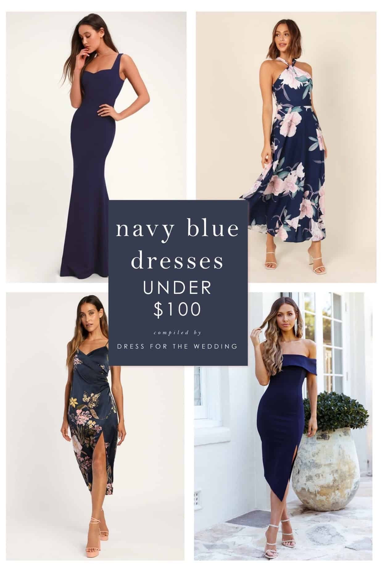 Navy blue dresses under $100. Affordable dark blue dress for a wedding. Spring dresses. Wedding guest dresses. Midi dress, semi formal dress, maxi dress, formal dress. Follow Dress for the Wedding for cute dresses, sale alerts, wedding style and decor! Visit us at dressforthewedding.com for more! 


#LTKMidsize #LTKSeasonal #LTKWedding