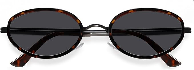 BOTEN Retro Oval Sunglasses for Women 90s Small Gold Frame Sun Glasses Lightweight Cute Chic Sunn... | Amazon (US)