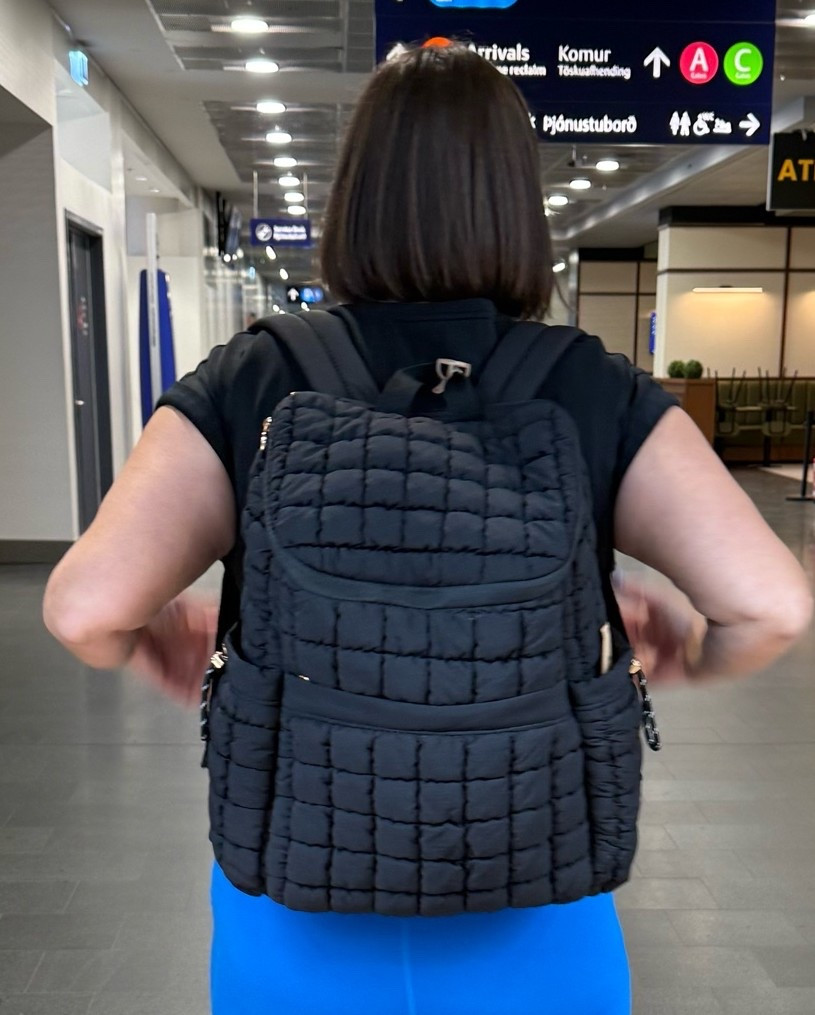 I'm baaaaaack from vacay and back to sharing. Up first, most of my vacay outfits and essentials!

Vacation tested and approved. ✈️🎒 This puffer backpack held way more than I expected and was such a great personal item to carry on the plane. #affiliate #targetstyle #backpack #travelessentials #haulsandheart

#LTKTravel #LTKHome #LTKSaleAlert