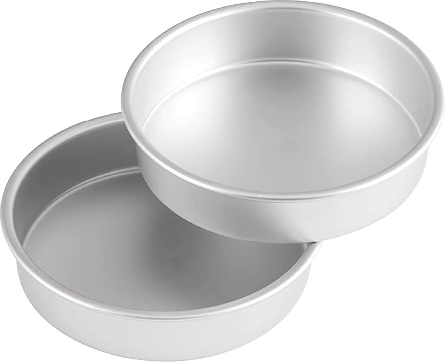Wilton Aluminum 8-Inch Round Cake Pan Set, 2-Piece | Amazon (US)