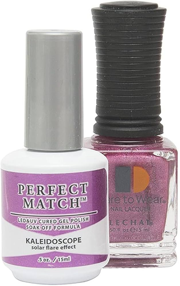 LeChat - Perfect Match Spectra Gel Polish - Kaleidoscope - Magenta Holographic Glitter - (0.5 Oun... | Amazon (US)