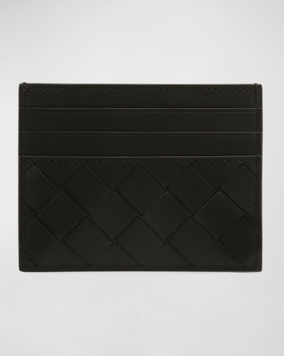 Bottega Veneta Men's Intrecciato Leather Card Case | Neiman Marcus