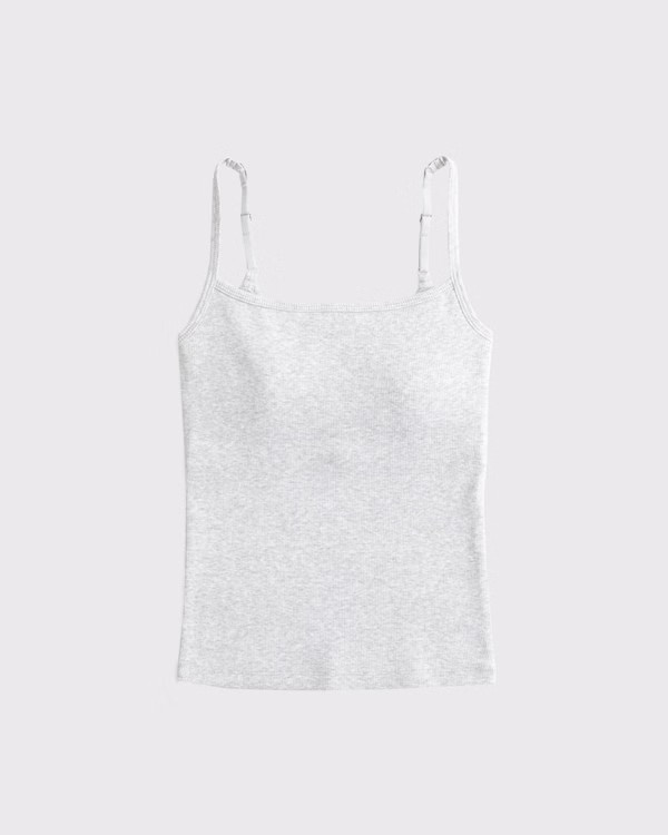 Bra-Free Rib 90s Cami | Abercrombie & Fitch (US)