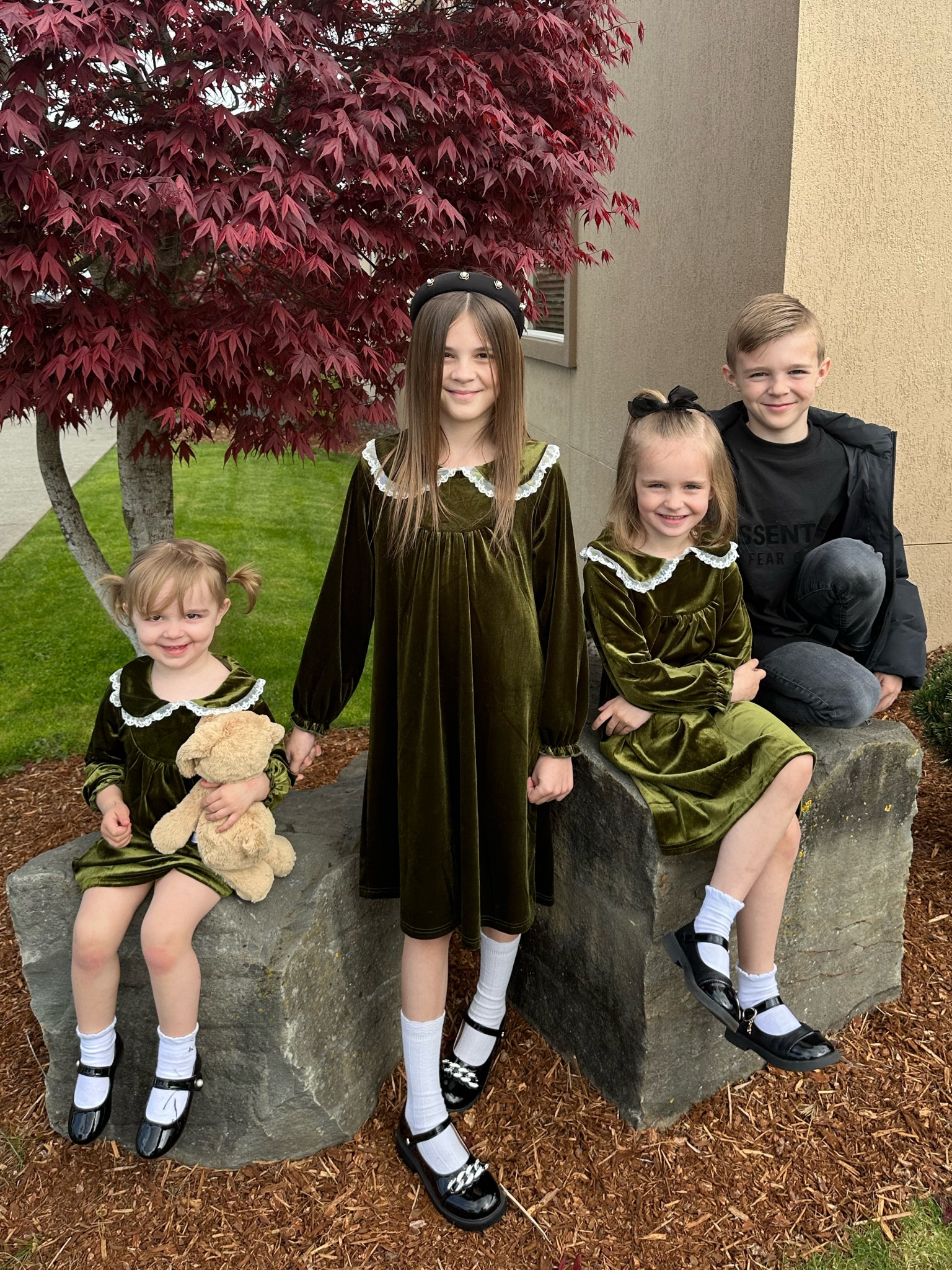 My girls cutsie dresses🫶 perfect for the holidays😻
Come in more colors 

#LTKFindsUnder50 #LTKFamily #LTKKids