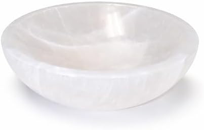 Soul Sticks Selenite Crystal Bowls for Smudging, Healing, Recharging Crystals | Pure Selenite Smu... | Amazon (US)