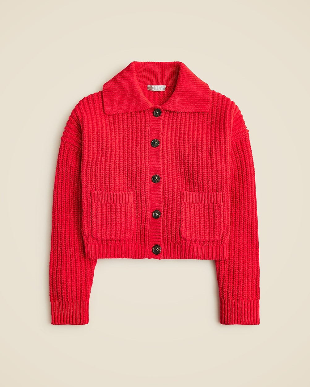 Collared crewneck cardigan | J. Crew US