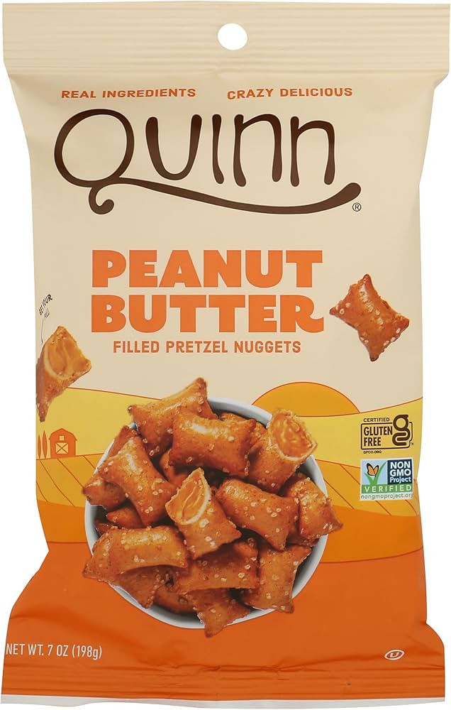 Quinn Snacks Peanut Butter Filled Pretzels, 7 Oz | Amazon (US)