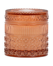 9.5oz Molden Glass With Lid Candle | TJ Maxx
