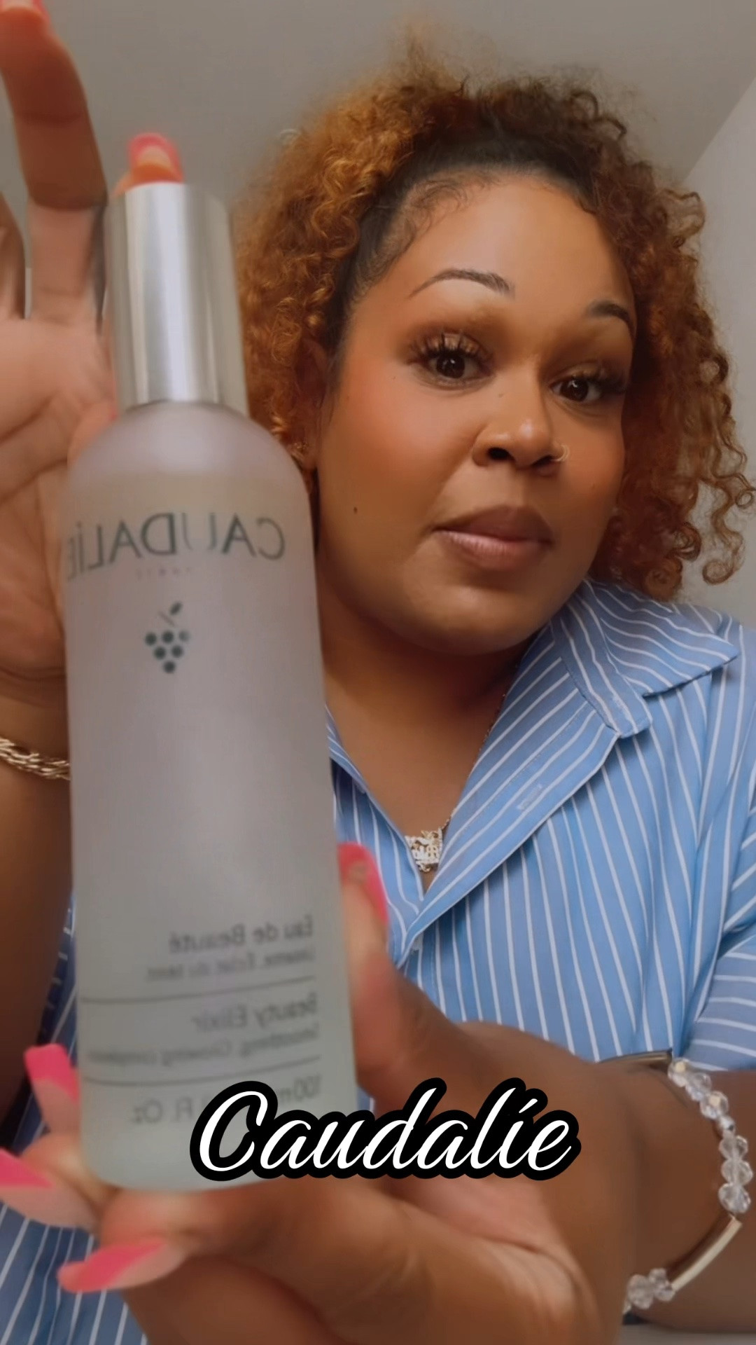 #Dimelo amigitas!!! I decided to review all of my face setting sprays & mist & I’m starting with my favorite @caudalie #BeautyElixir 🍇 now, even though she is in the form of a spray, I see her as more of a #skincare, #skinprep step for any Makeup application! 

She retails from $20-49 depending on the size & you can find her @sephora 

She is a natural, multi-use facial mist that preps skin, tightens pores, and sets & refreshes makeup for a dewy glow. Great for any skin type! 

Now I always ask my clients if they are allergic to anything prior to using a product on their skin or even starting a service. Because a lot of of these product products are scientific chemistry, and we are putting them on our skin, so here are some key ingredients that this product includes: 

- Rosemary and mint essential oils: tone, soothe and refresh.         
- Rose essential oil and orange blossom water: calm, enhance visible radiance.
- Grape extract and lemon balm essential oil: moisturize and soothe.

She is great for calming the skin and reducing the appearance of fine lines and wrinkles, even amazing for men to apply after shaving. This is a luxury spot in a bottle grab yours today. #caudalíe

#LTKselfcare #LTKdayinmylife #LTKBeauty