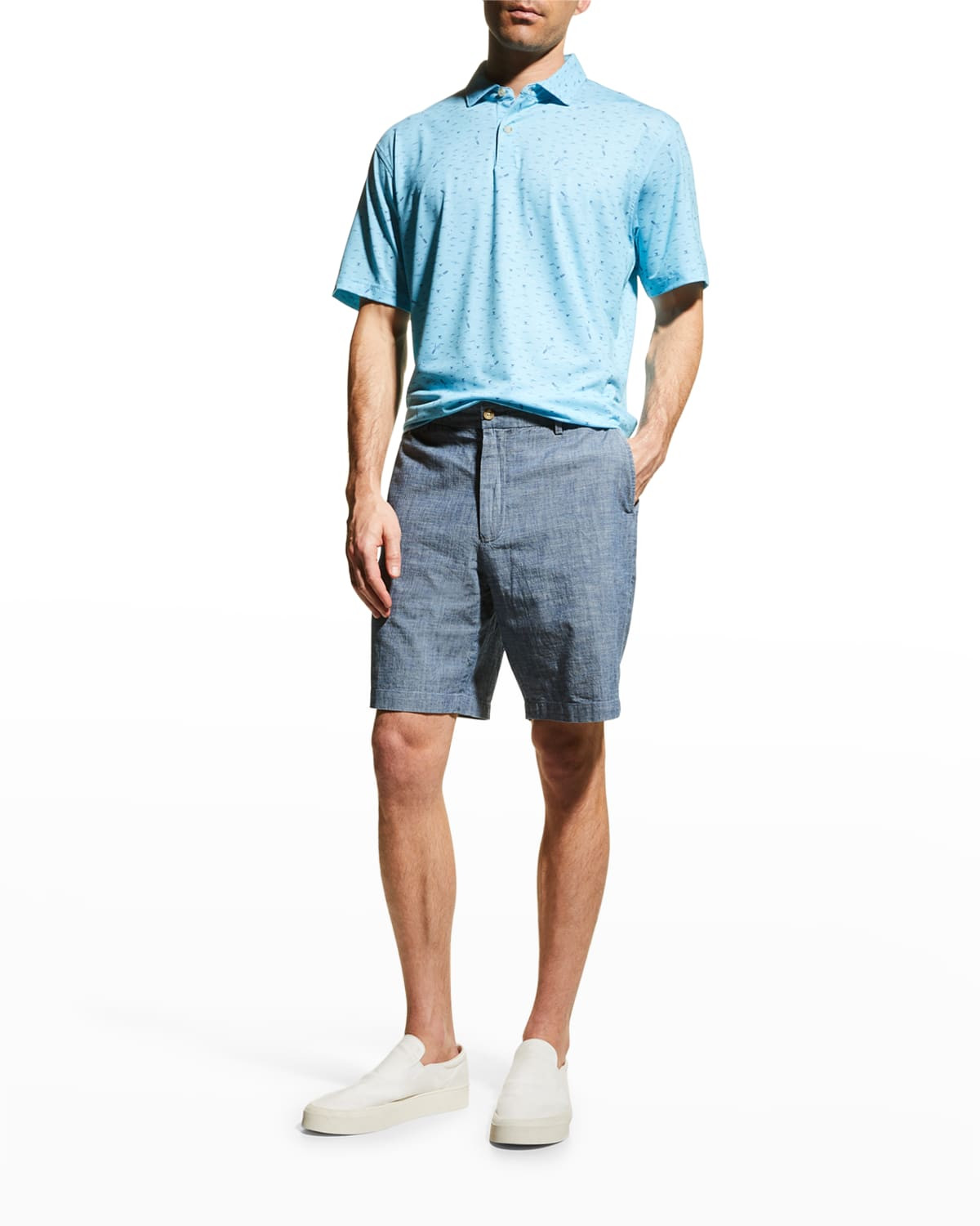 Men's Drirelease Natural Touch Polo Shirt | Neiman Marcus