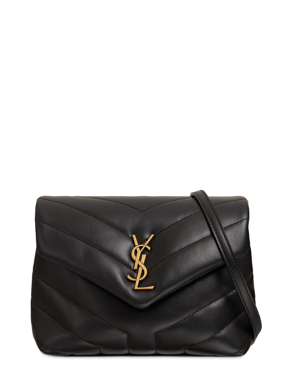 SAINT LAURENTTOY LOULOU LEATHER BAG | Luisaviaroma