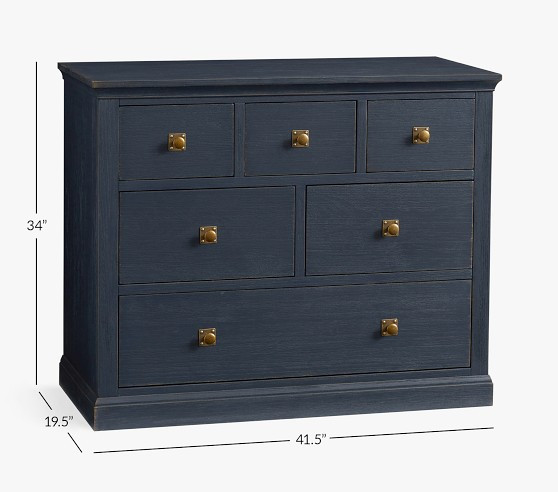Charlie 6-Drawer Dresser (42w x 20d") | Pottery Barn Kids