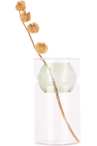 Pink & Green Balance Vase | SSENSE