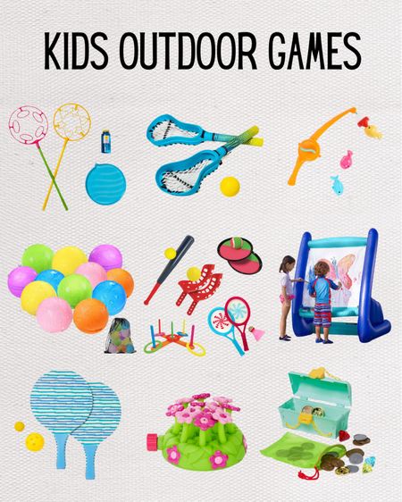 So many fun games for kids to play with this summer! All these toys can be found on Amazon, Target and Walmart. Enjoy these activities all summer long! 

Amazon summer games, Target summer toys, Walmart summer games, Sun squad games, toys for kids, magnetic water balloons, inflatable giant easel, paddle ball set, sprinkler set, bubble wand, lacrosse set