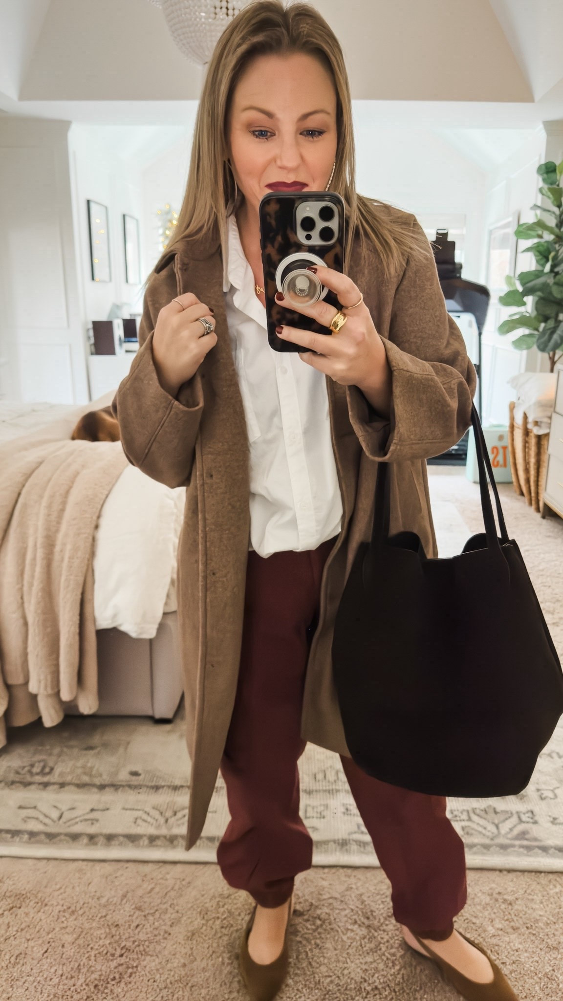 These cargo joggers are my new favorite pants for every day wear. They can easily be dressed up, like here, with these slingback flats and fun accessories. All pieces are currently on great sale! 

#LTKmomlife #LTKSaleAlert #LTKOver40