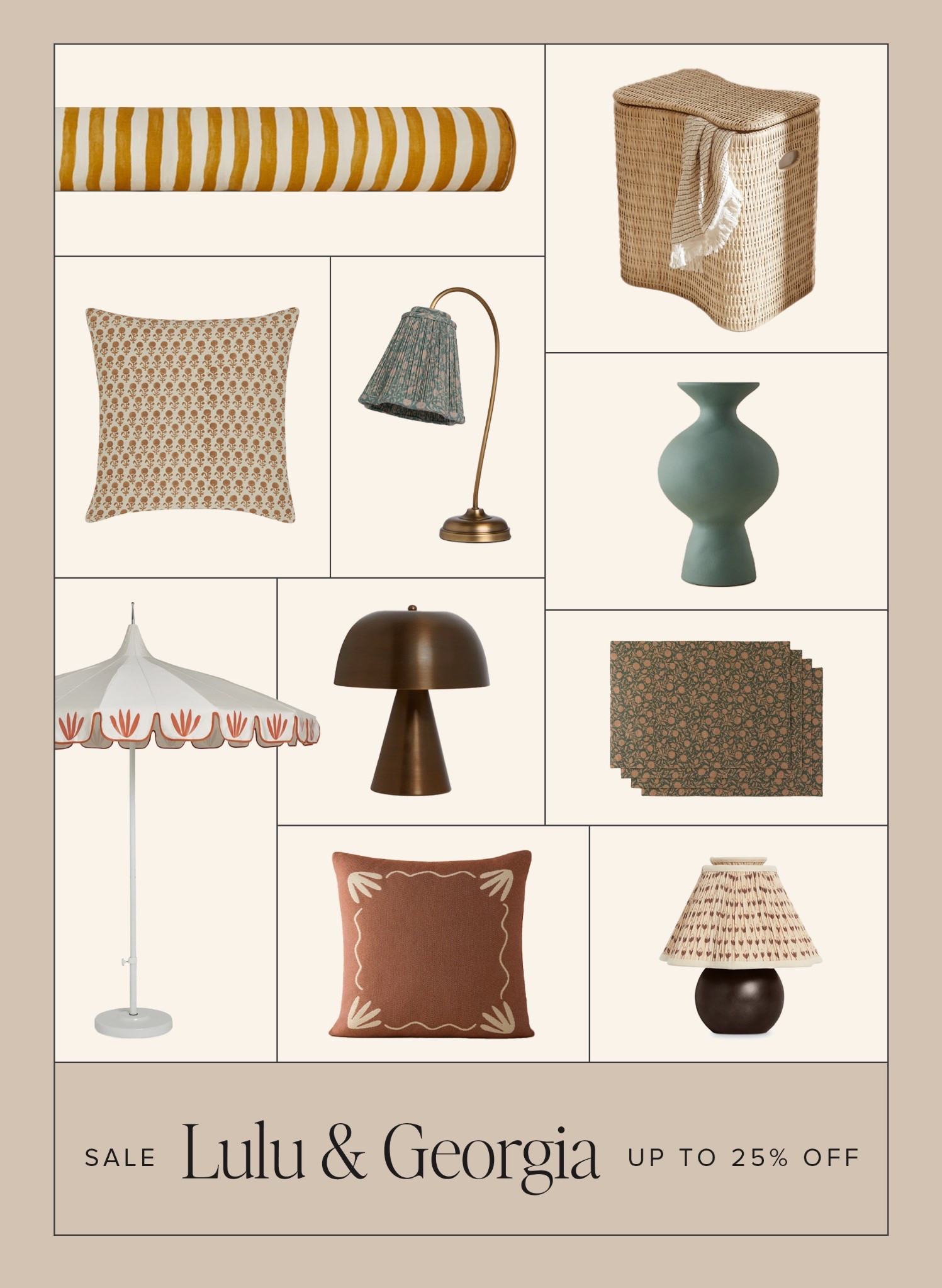 up to 25% off at Lulu & Georgia!

#LTKSaleAlert #LTKHome