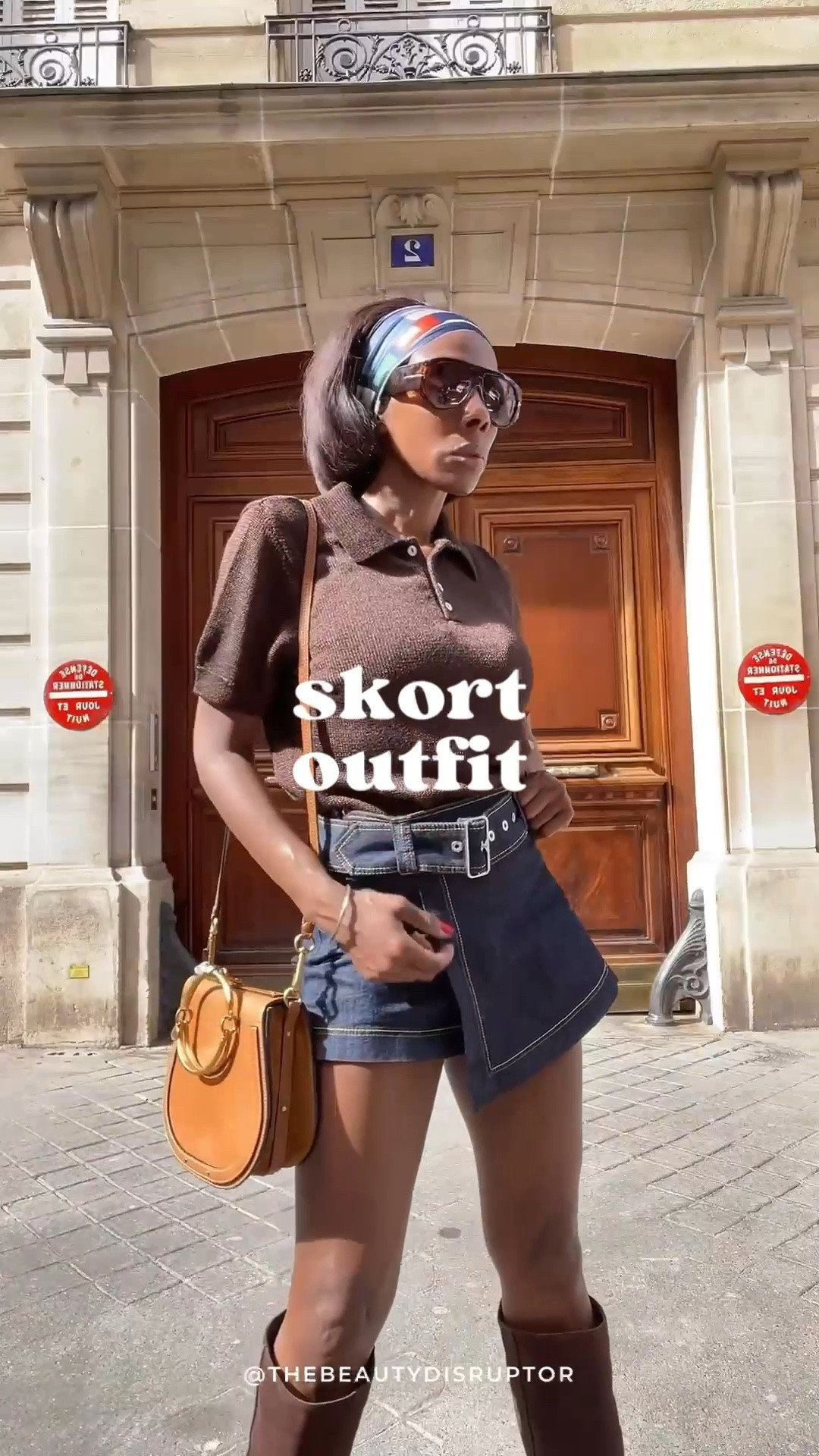 Spring outfit of the day: denim skort + knit polo 

Skorts are fun, playful and when paired with the right accessories can really make a statement.

Today I chose a dark wash denim skort paired with a  chocolate brown knit polo, accessorized with a Chloé bag (from an old collection) and & Other Stories boots which are out of stock. 


#SkortOutfit #SpringOutfit2026 #LTKStyleTip

#LTKootd #LTKgrwm #LTKOver40