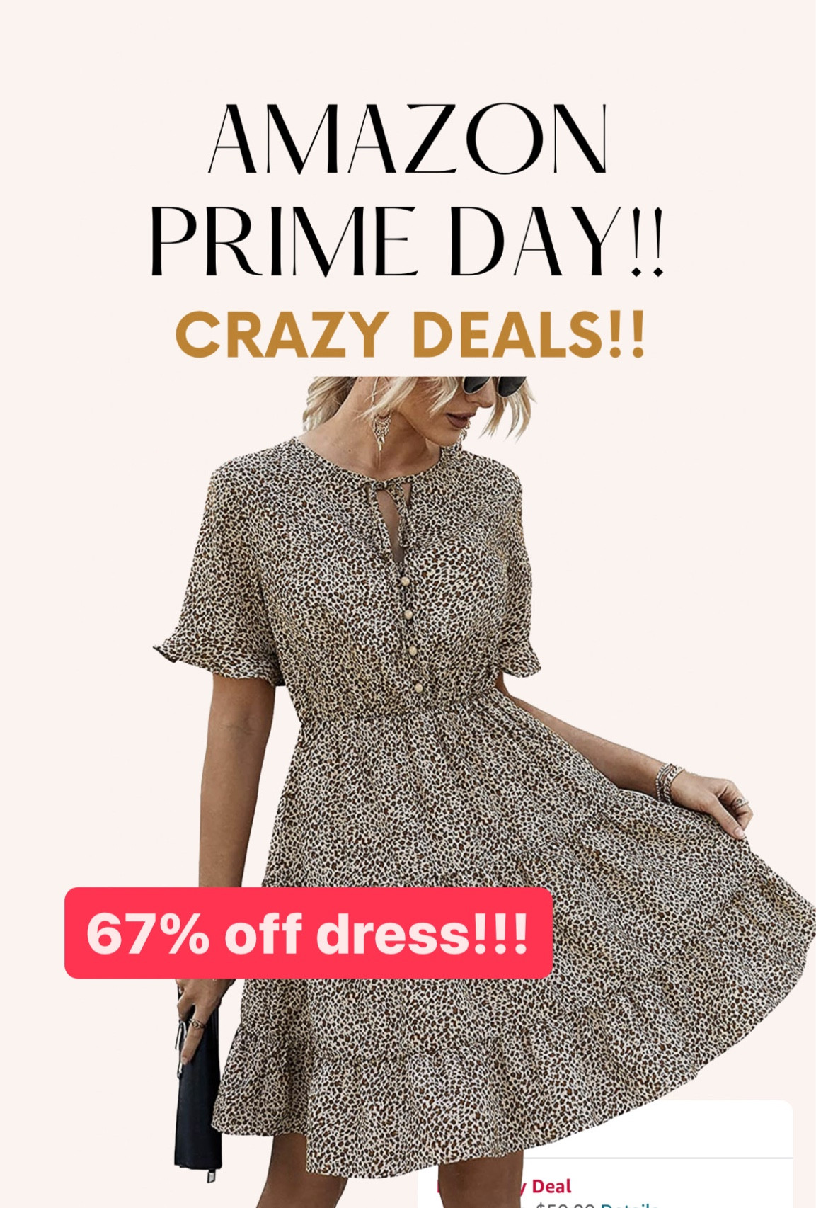 Crazy deals going on on prime Day, Amazon! 67% off!!! 

#LTKsalealert #LTKxPrimeDay