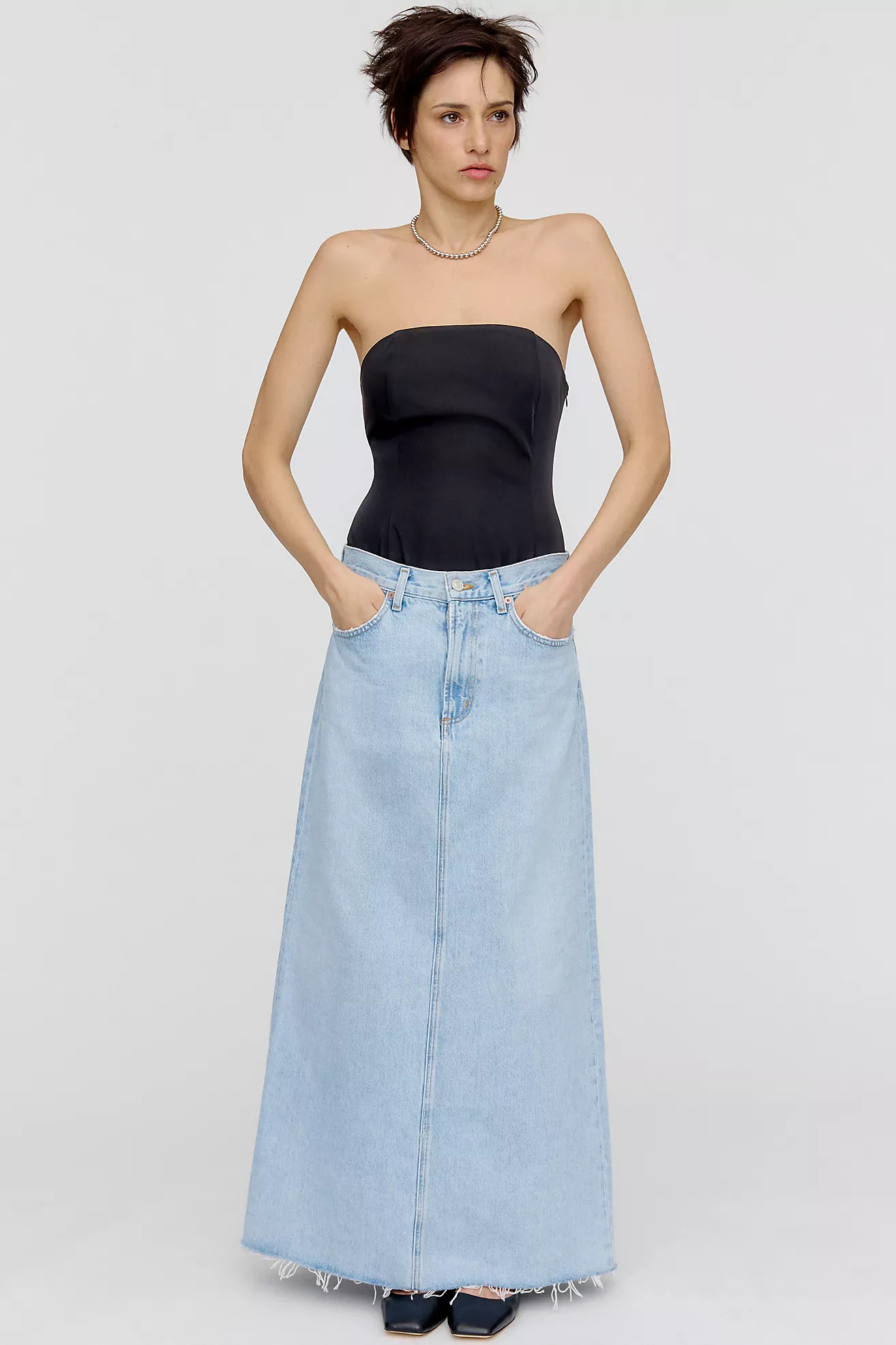 AGOLDE Hilla Denim Skirt | Anthropologie (US)