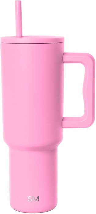 Simple Modern 40 oz Trek Tumbler with Handle and Straw Lid | Cup Holder Friendly Insulated Stainl... | Amazon (US)