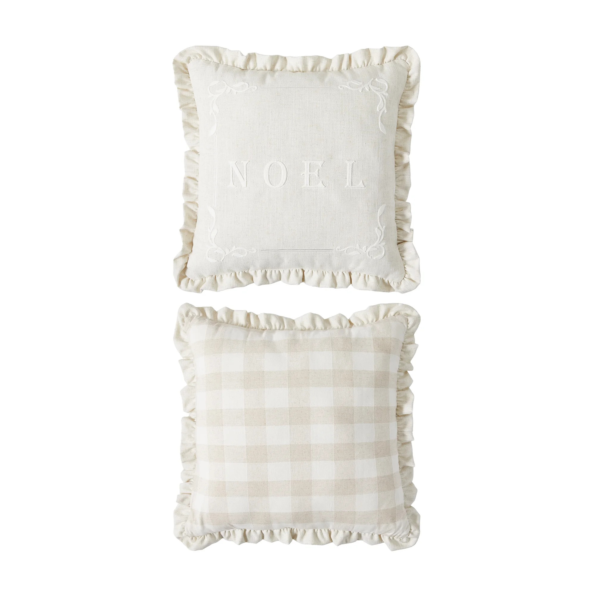 Fraiche Noel Embroidered Accent Cushion - Walmart.ca | Walmart (CA)