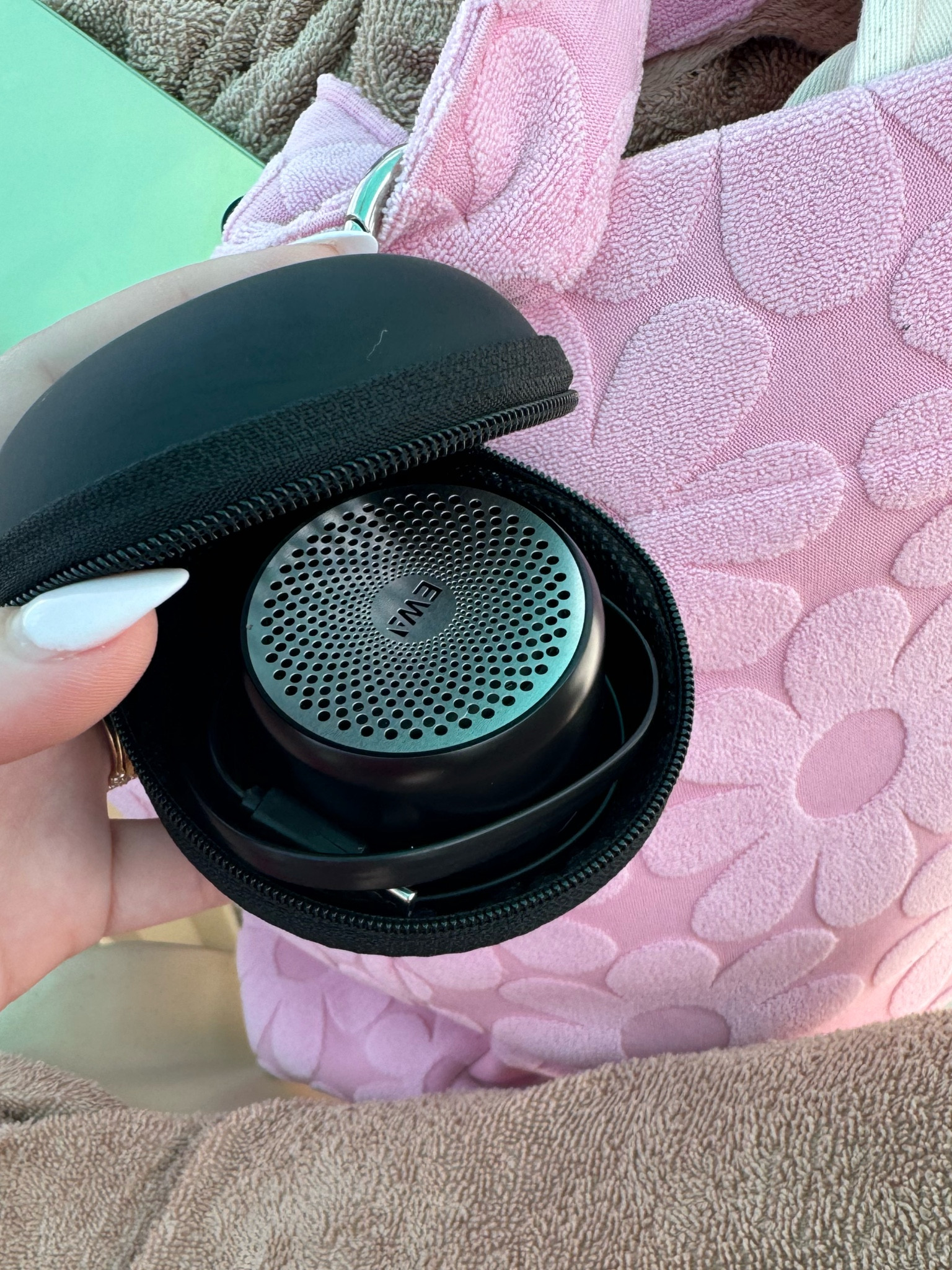 Waterproof speaker for those summer pool/beach days! 

#LTKSeasonal #LTKFindsUnder100 #LTKTravel