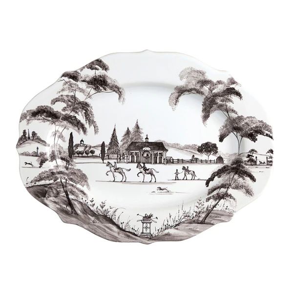 Juliska Country Estate Flint 15" Serving Platter Stable | Waiting On Martha