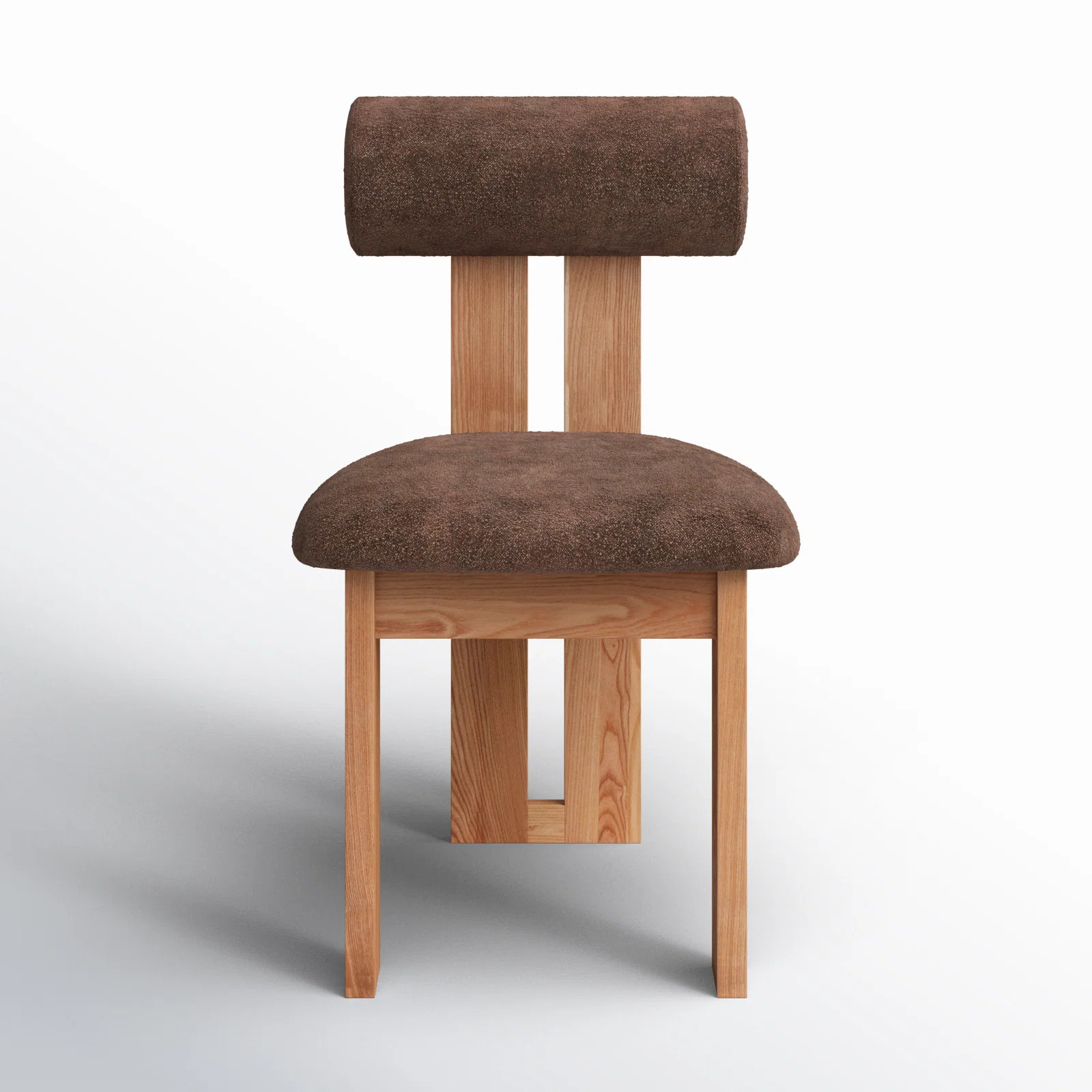 Dellar Boucle Upholstered Back Dining Chair | Wayfair North America