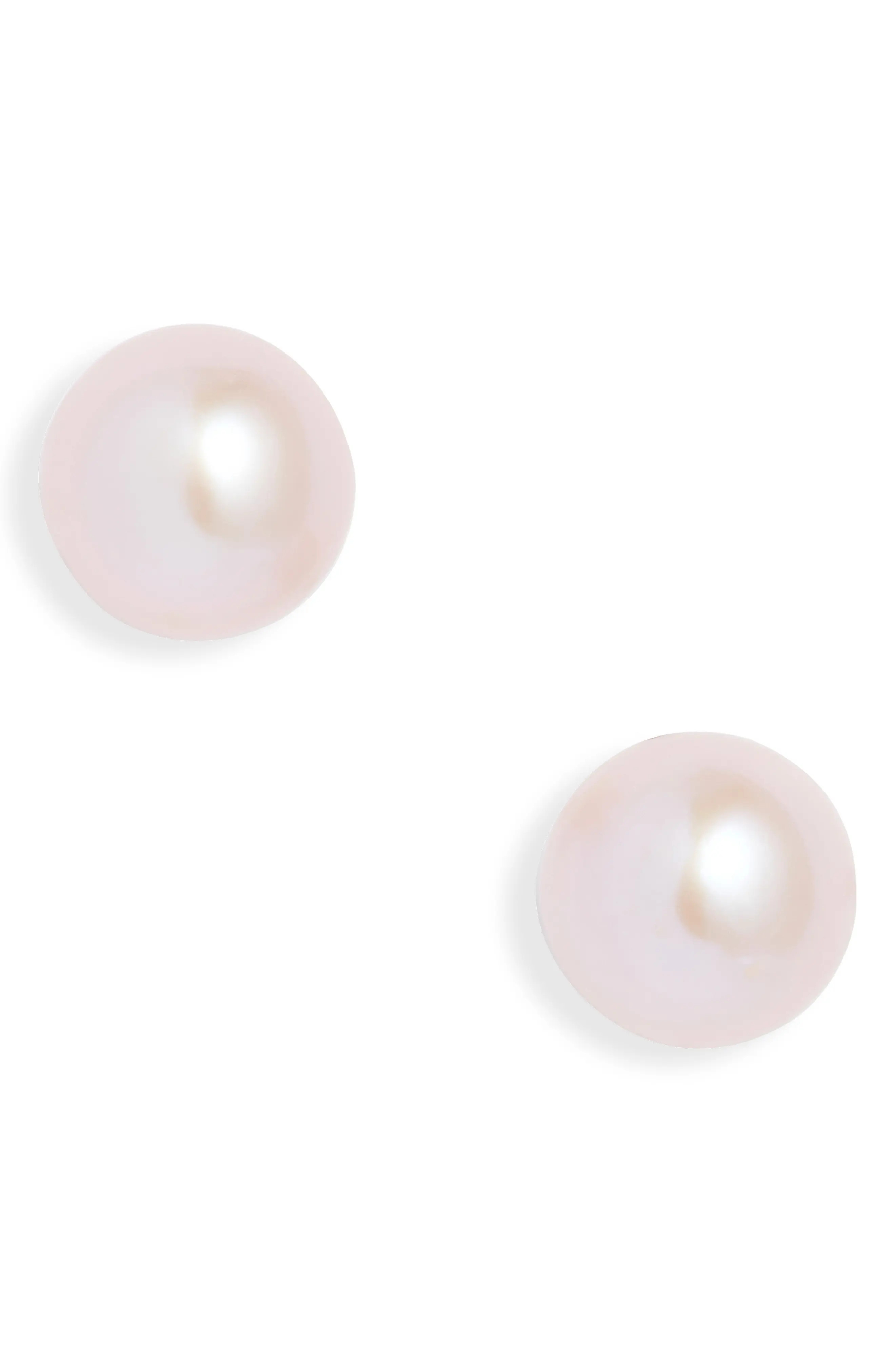 Freshwater Blush Pearl Stud Earrings (Women) | Nordstrom | Nordstrom