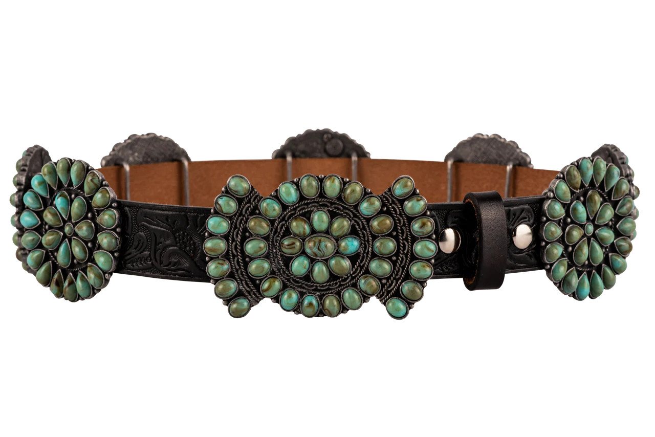 Double D Ranch Saqui Concho Western Belt | Pinto Ranch | Pinto Ranch