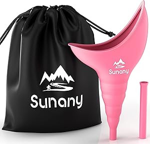 Female Urination Device, Female Urinal Silicone Funnel Urine Cups Portable Urinal for Women Stand... | Amazon (US)
