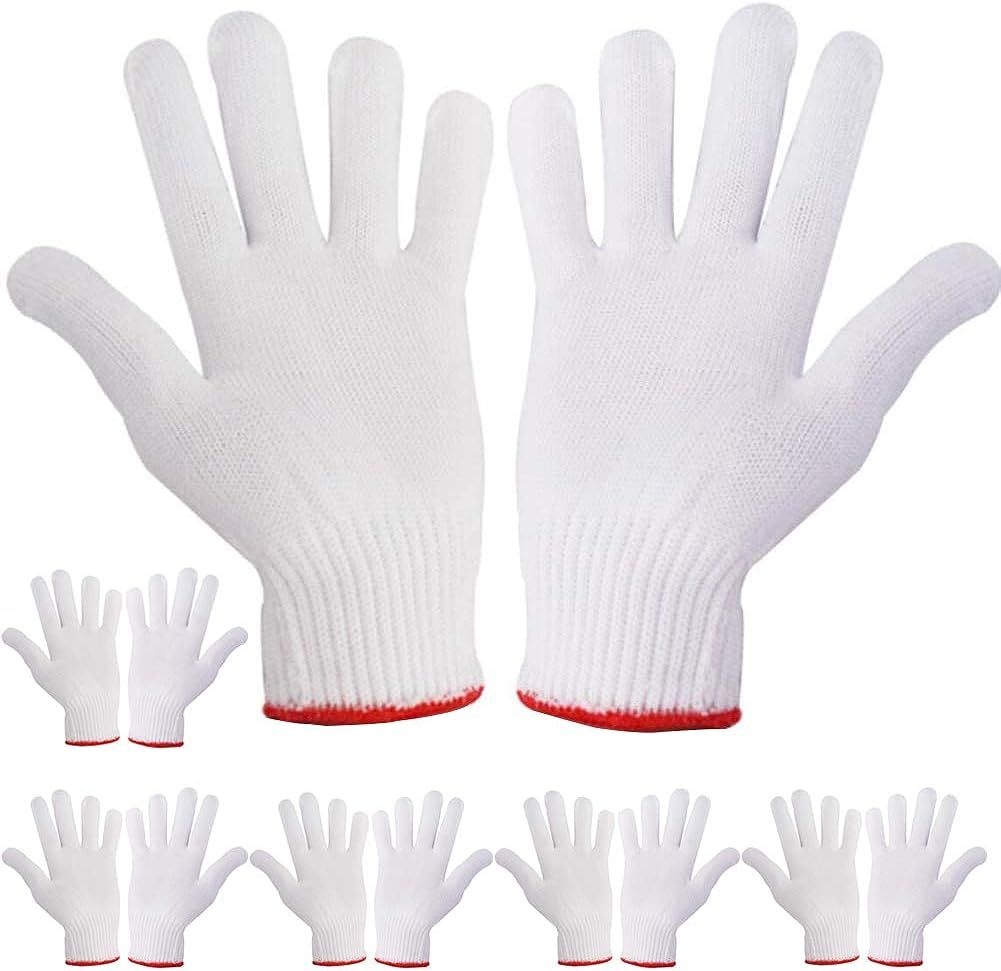 Hand Working Gloves Safety Grip Protection Work Gloves Men Women BBQ Thicker Industry Knitted Cut... | Amazon (US)