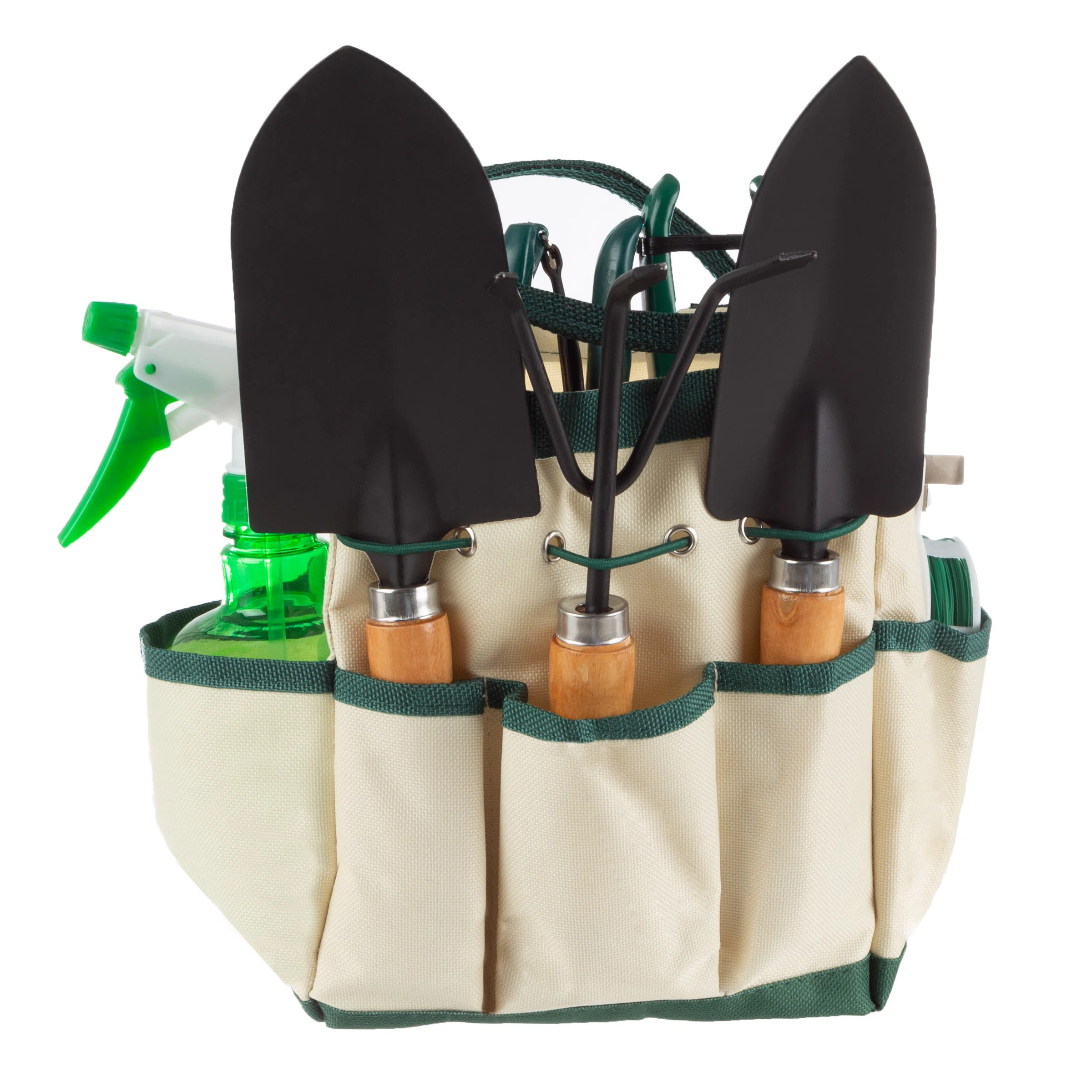 Hutchcraft Pure Garden Garden Hand Tool Set - Tote Gardening Tool Kit | Wayfair North America