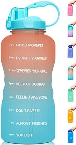 Venture Pal Large 1 Gallon/128 OZ (When Full) Motivational BPA Free Leakproof Water Bottle with S... | Amazon (US)