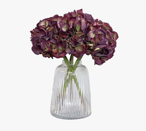 Faux Hydrangea Half Dozen Short Stems | Pottery Barn (US)