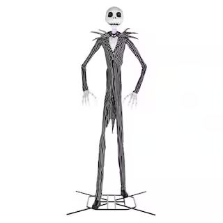 Disney 13 ft. Giant-Sized Animated LED Jack Skellington 23SV24034 - The Home Depot | The Home Depot