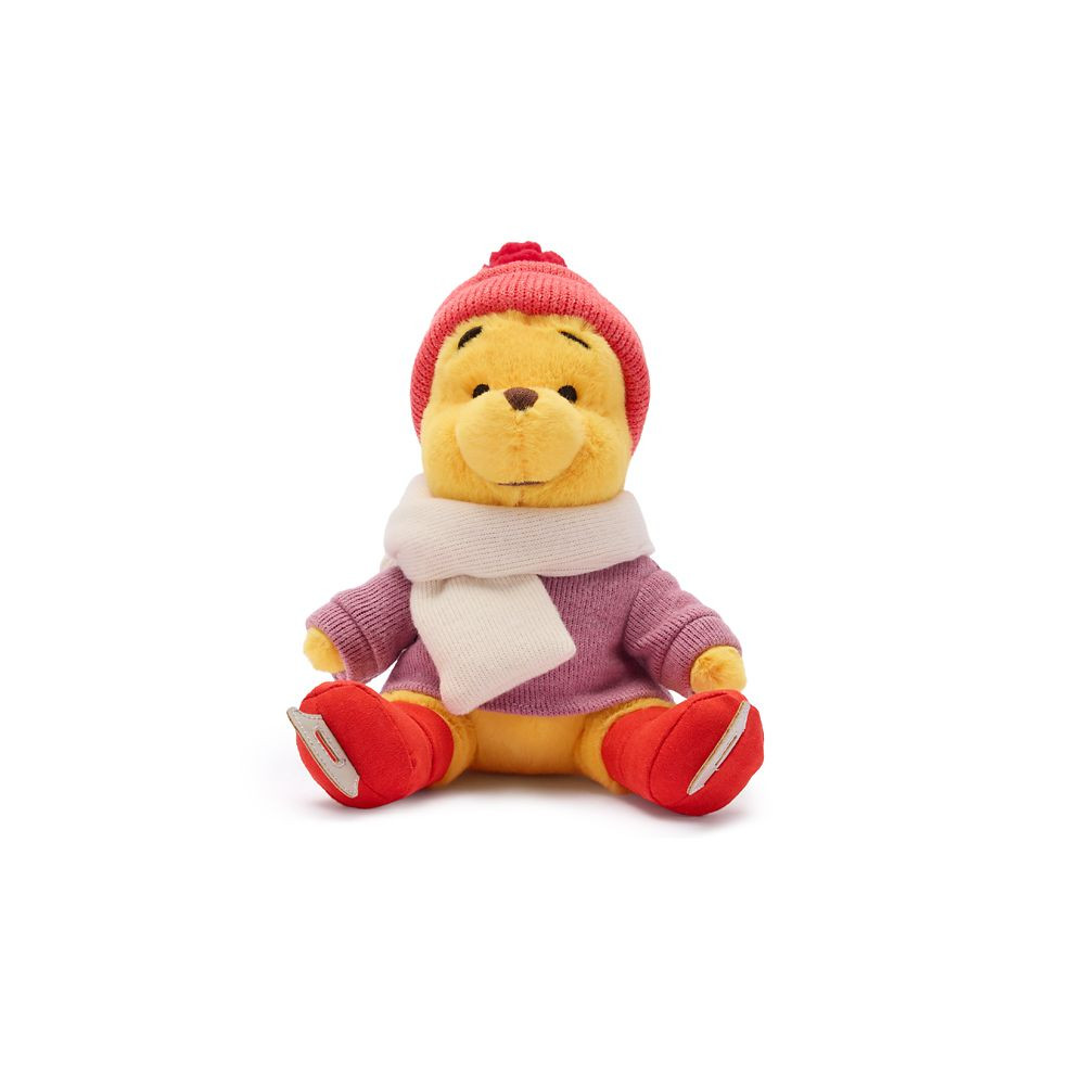 Winnie the Pooh Ice Skating Plush – 8 1/4'' – Disney Store Europe – Exclusive | Disney Store