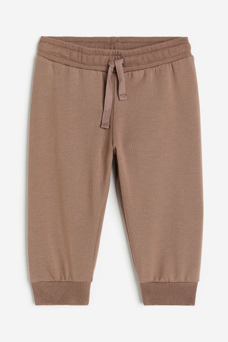 Cotton Sweatpants - Brown - Kids | H&M US | H&M (US + CA)