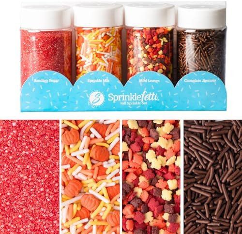 Sweets Indeed Sprinkles, 4 Pack, Edible Sprinkle Mix, Perfect for Cake Decorations, Baking, Ice C... | Amazon (US)